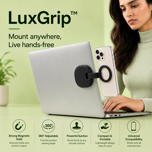 LuxGrip™ - Vacuum Magnetic Flex Mount