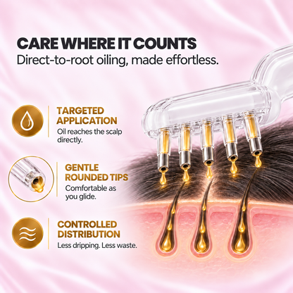 LuxRoot™ - Hair Oil Applicator Comb / Massager