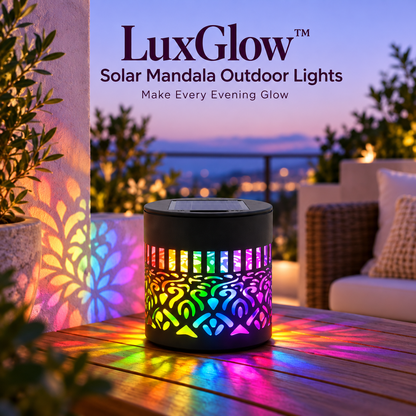 Solar Mandala Automatic Lights (Outdoor)