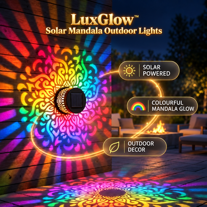 Solar Mandala Automatic Lights (Outdoor)