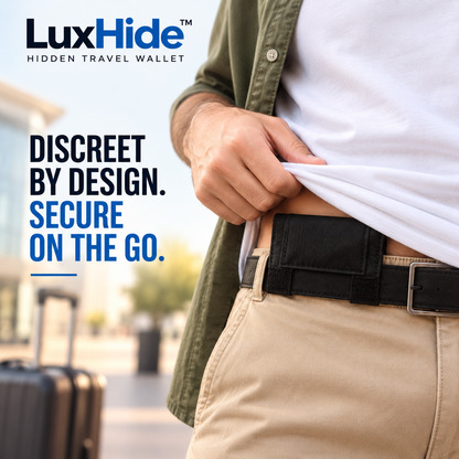 LuxHide™ - Hidden Travel Wallet