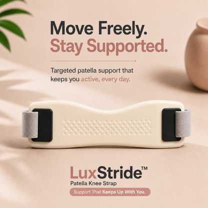 LuxStride™ - Premium Silicone Patella Knee Strap