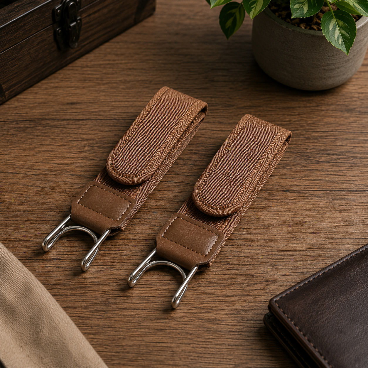 LuxBelt™ - Buckle-less Waist belt - Black / Brown